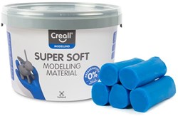 Creall modeling clay super soft blue - 1750 grams bucket clay