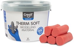 Creall modelling clay red - soft clay for kids and creative play