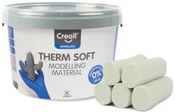 Creall clay white - Therm Soft modeling clay 2000g for creative fun