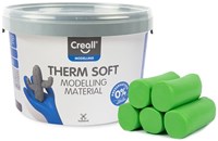 Creall clay - therm soft green - creative modeling clay for kids
