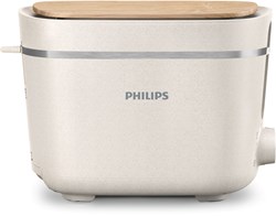 Philips toaster eco conscious - energy-saving 2 slots white