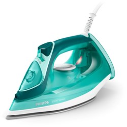 Philips steam iron 3000 Series ceramic soleplate turquoise