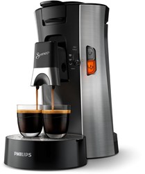 Philips coffee pod machine Senseo Select black metal - adjustable intensity