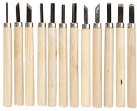 Creativ Company wood carving set - 12-piece tools for sculptures-2