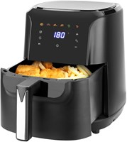 Daily Home hot air fryer 6 liter digital display PFAS-free black