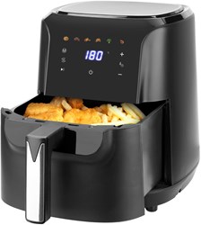 Daily Home hot air fryer 6 liter digital display PFAS-free black
