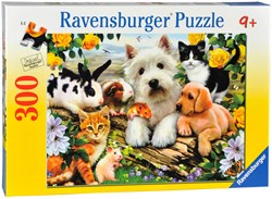 Ravensburger puzzle animals - Happy Animal Buddies jigsaw puzzle 300 pieces