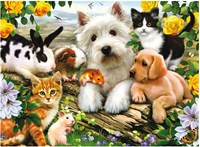 Ravensburger puzzle animals - Happy Animal Buddies jigsaw puzzle 300 pieces-2