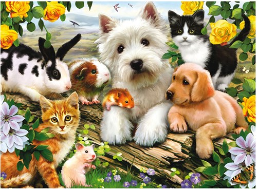 Ravensburger puzzle animals - Happy Animal Buddies jigsaw puzzle 300 pieces-2
