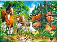 Ravensburger puzzle animals XXL - Animal Gathering 100 pieces-2