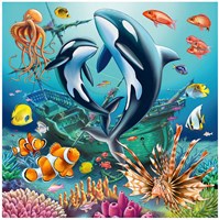 Ravensburger puzzle underwater world - kids jigsaw 3x49 pieces cardboard-3