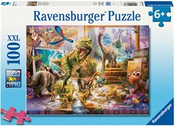 Ravensburger puzzle dinosaur toy XXL jigsaw 100 pieces cardboard