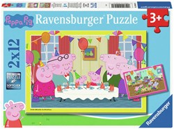 Ravensburger Peppa Pig jigsaw puzzle - kids puzzle 2x12 pieces cardboard