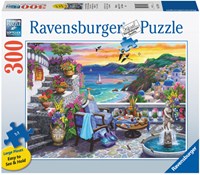 Ravensburger jigsaw puzzle Santorini sunset - 300 pieces puzzle adults