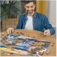 Ravensburger jigsaw puzzle Santorini sunset - 300 pieces puzzle adults-3