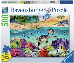 Ravensburger jigsaw puzzle sea turtles - 500 pieces animal puzzle