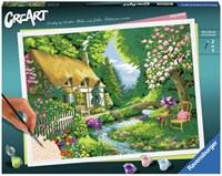 Ravensburger paint by numbers CreArt Cottage Garden painting kit