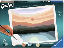 CreArt Schilderen op Nummer - Minimalistisch Landschap