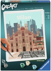 CreArt Schilderen op Nummer - Colorful Milan