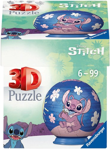 3D Puzzelbal Stitch Angel, 54st.