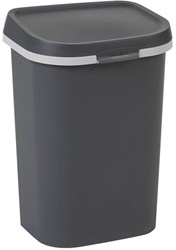 Curver bin Mistral Flat 25L anthracite plastic waste bin