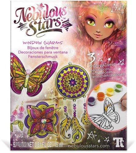Nebulous Stars window decoration craft set - create magical window hangers-3