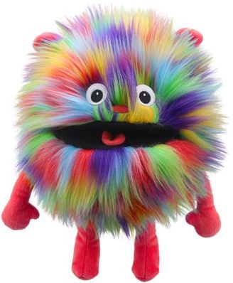 The Puppet Company hand puppet rainbow monster 35cm plush toy