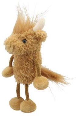 The Puppet Company finger puppet - Highland cow plush toy-2