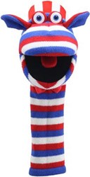 The Puppet Company hand puppet Sammy - Eco Sockettes - recycled plush