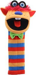 The Puppet Company hand puppet Eco Sockettes Humphrey recycled plush