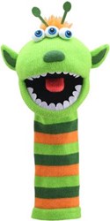 The Puppet Company hand puppet Eco Sockettes Narg - recycled plush
