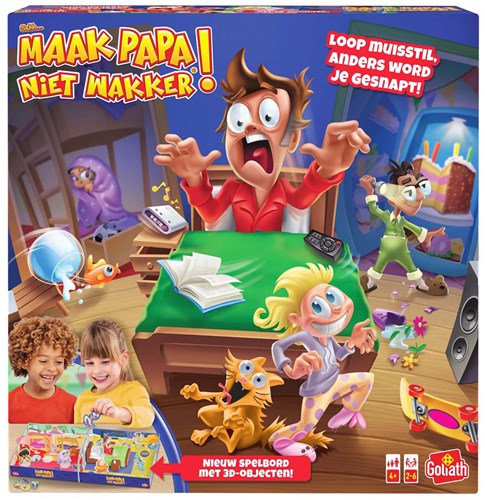Goliath board game Don't Wake Dad - Kids adventure game-2