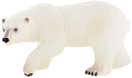 Bullyland Polar Bear play figure - educational toy - nature animals