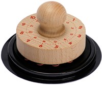 Eduplay wooden stamp clock with pad - learning clock toy-3