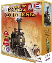 Asmodee board game Colt Express strategic 3D train heist game