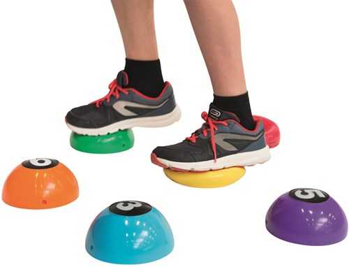 Spordas balance stones set - colorful play stones for kids