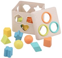 Johntoy shape sorter bio plastic educational toy multi color-3