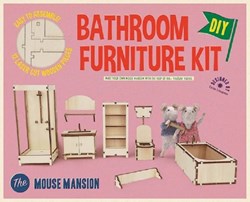 Het Muizenhuis furniture kit bathroom - wooden dollhouse furniture