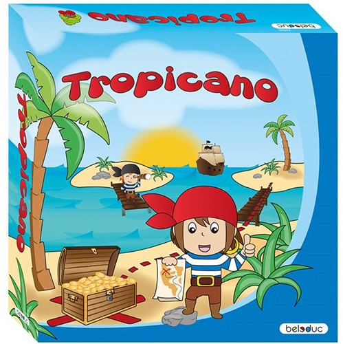 Beleduc wooden game Tropicano - strategic pirate adventure for kids-3