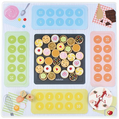 Beleduc educational game Cookie Doo - colorful cardboard kids game-2