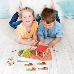Beleduc educational toy Reni & Hops - learning and playing