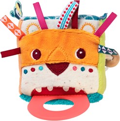 Lilliputiens activity cube Jack - soft baby cube with teether and jungle theme
