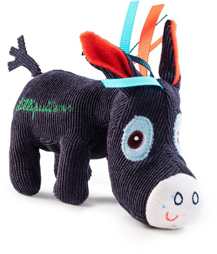 Lilliputiens minifigure donkey Ignace plush toy cuddle