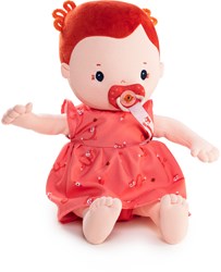 Lilliputiens baby doll Rose - soft doll 36 cm with pacifier