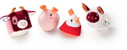 Lilliputiens toy set farm shapes - colorful rattles