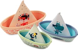 Lilliputiens - Floating bath boats Jungle set of 3 - water toy