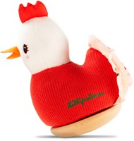 Lilliputiens wobble cuddly toy Paulette - soft rocking chicken toy-2
