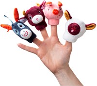 Lilliputiens - Finger puppets Farmyard-2