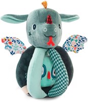 Lilliputiens handle rattle dragon Joe - baby toy with rattle sound-2
