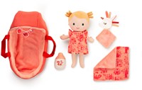Lilliputiens baby doll Lena soft playset with carrycot and accessories-2